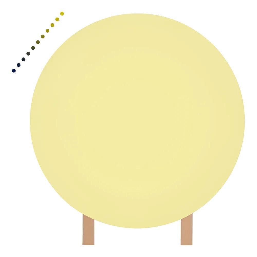 Capa Para Painel Redondo  Lisas 1,50 Amarelo Beb