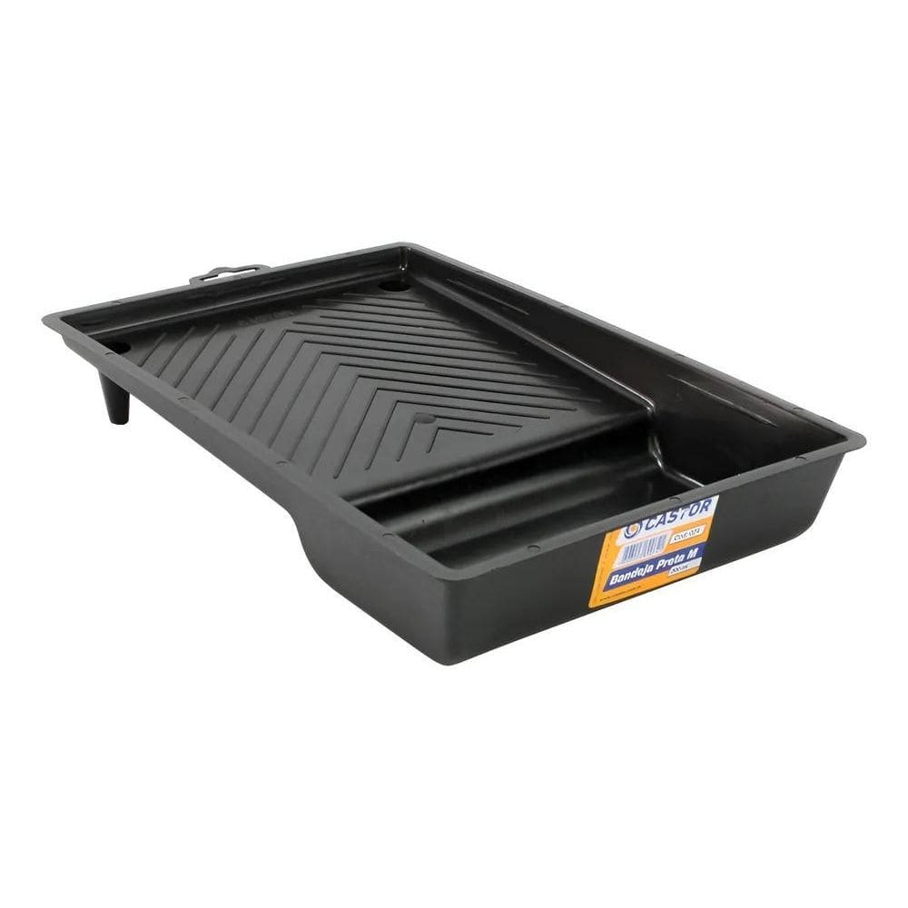 Bandeja Para Pintura 300Ml Pequena Preta - Castor