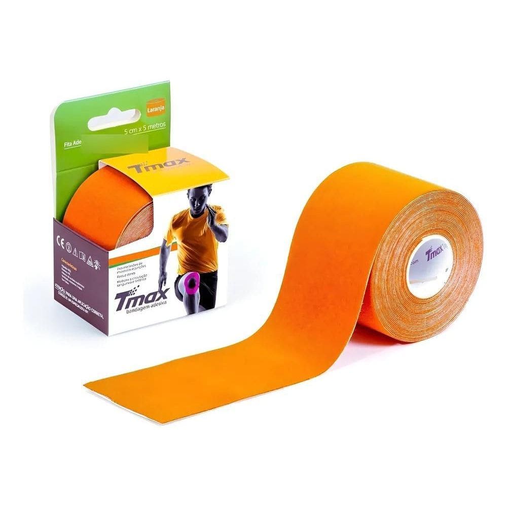 Fita Tape Bandagem Adesiva Elástica Tmax Kinesiology P Laran