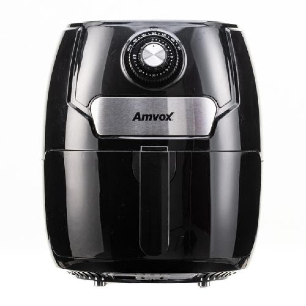 Fritadeira Elétrica Sem Óleo-Air Fryer Amvox SKD ARF1245 4,5L Com Timer Preto 220V