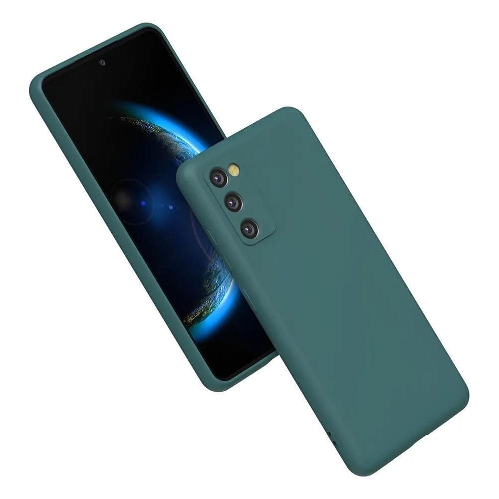 Capa Capinha Para Samsung Galaxy S20 Fe Sili Verde Militar