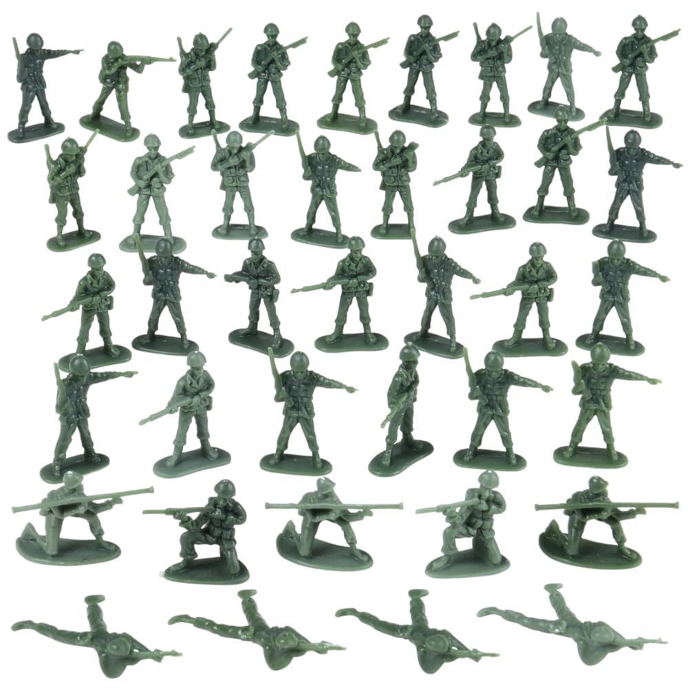 Conjunto Toy Soldiers dos EUA Toy Green Army Men 36 peças de 3 anos ou mais
