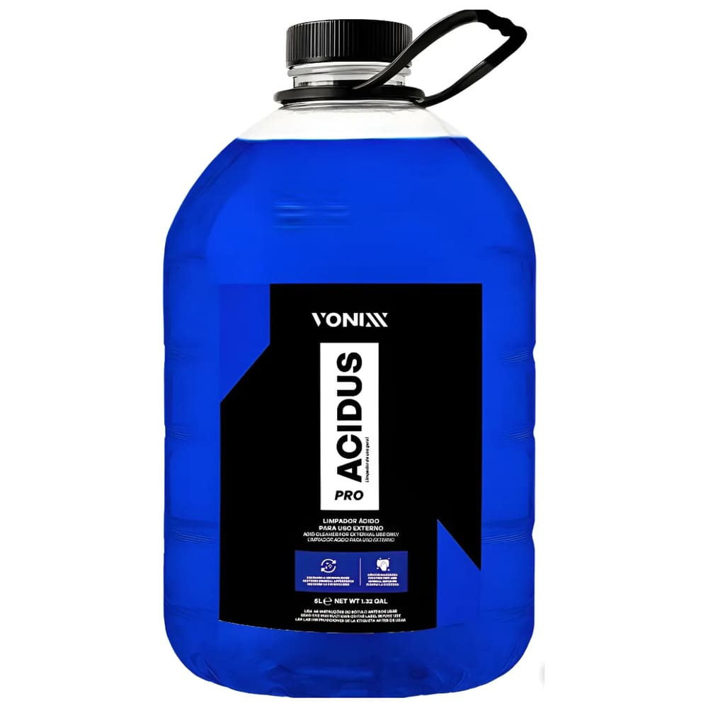 Limpador Ácido Ultra Concentrado Acidus PRO 5L 1:30 Vonixx