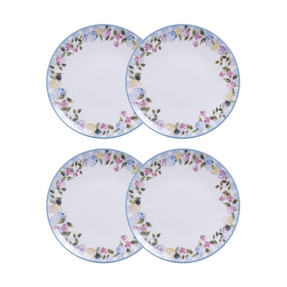 Conjunto 4 Pratos Rasos 25 cm Porcelana Aura Tramontina