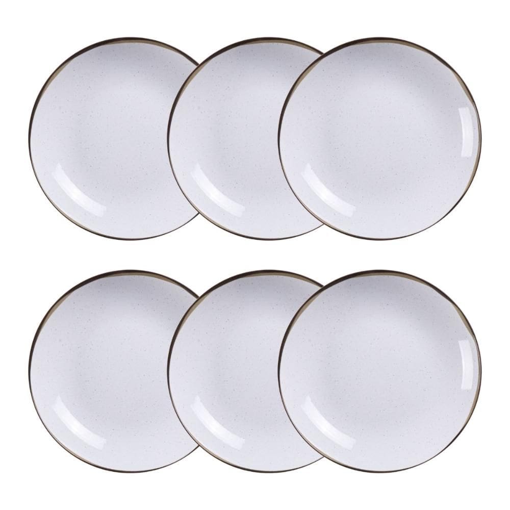 Conjunto 6 Pratos Fundos 21cm Canyon Porcelana Tramontina