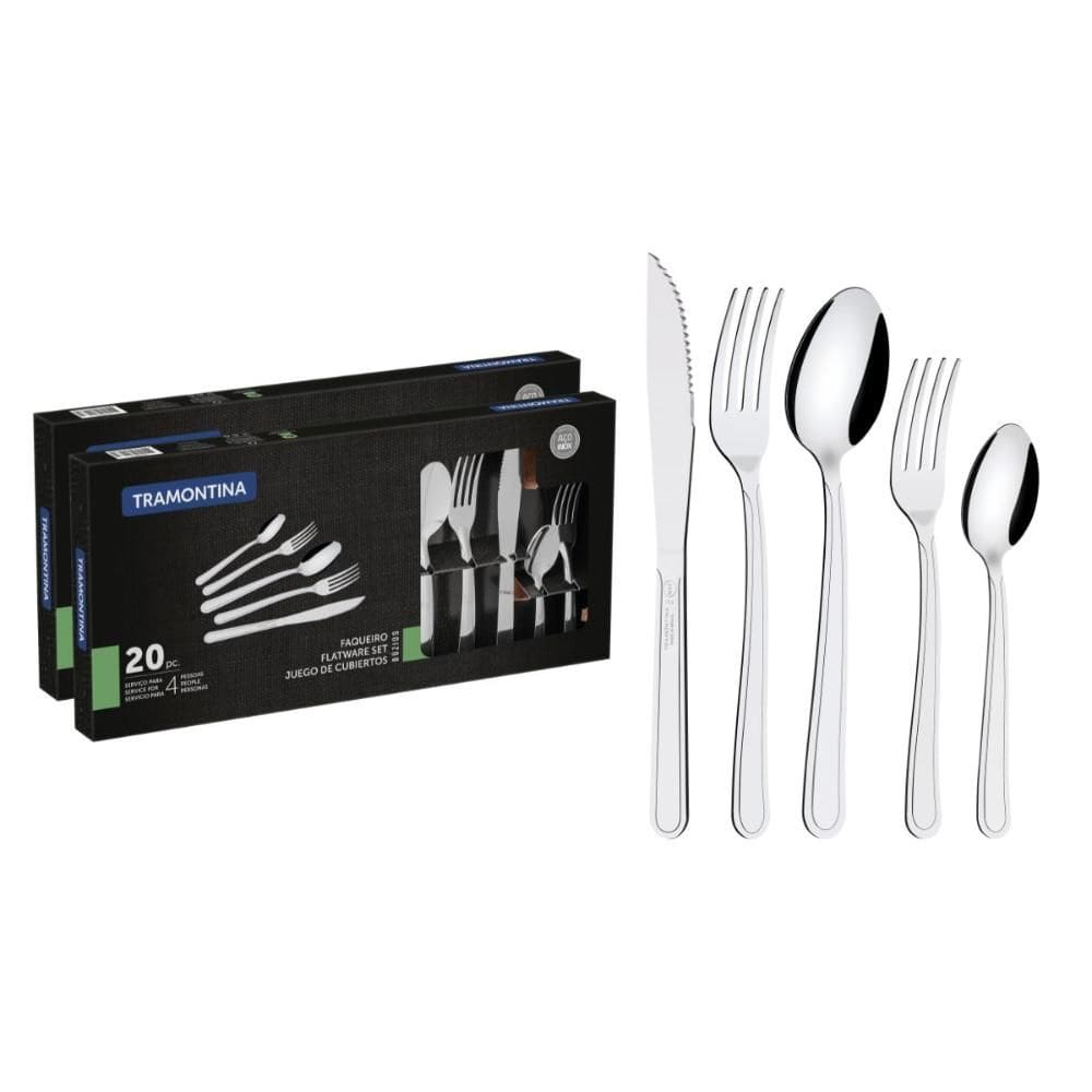 Faqueiro Tramontina Aço Inox Buzios 40 Peças