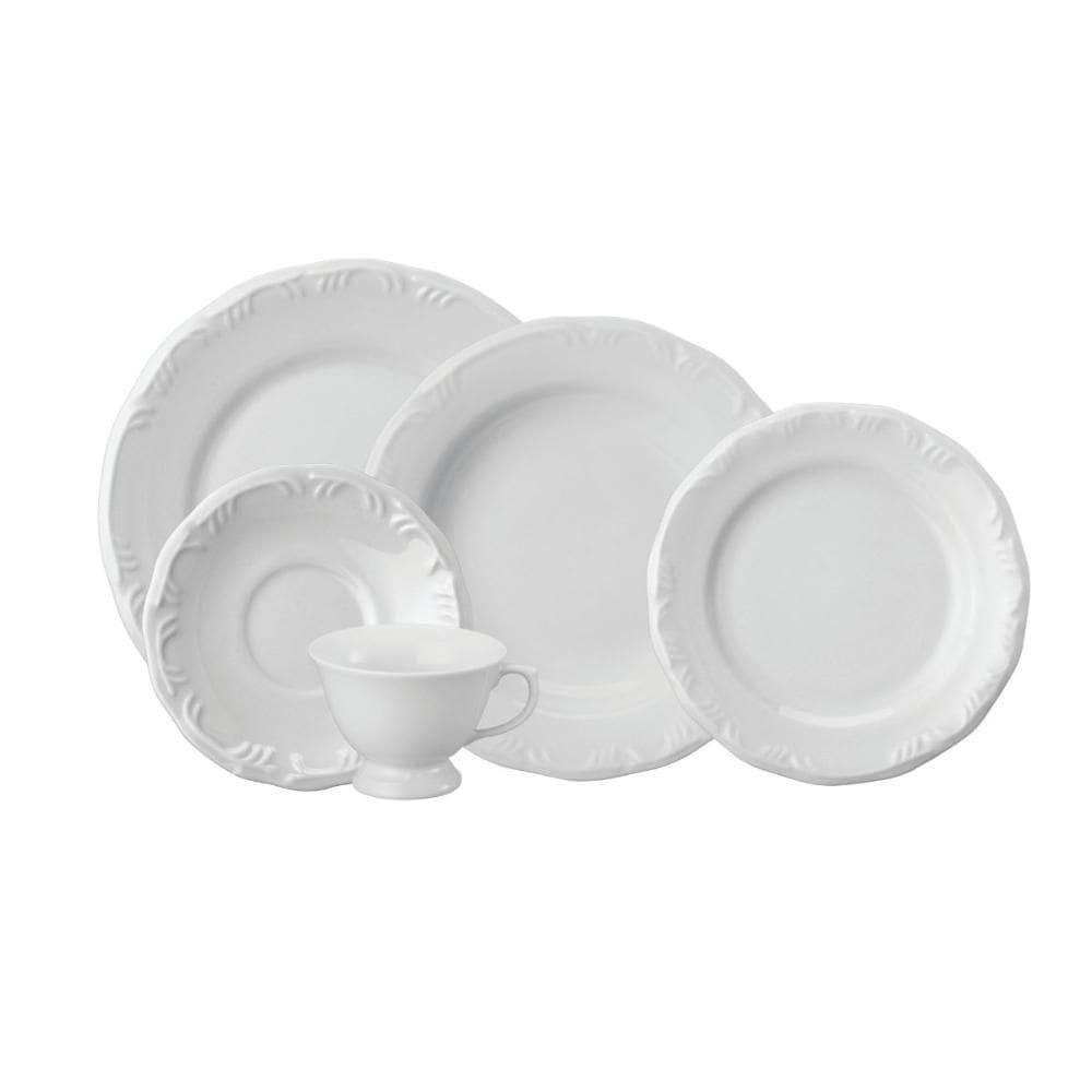 Jogo de Jantar 40 Peças Chá Pomerode Porcelana Schmidt