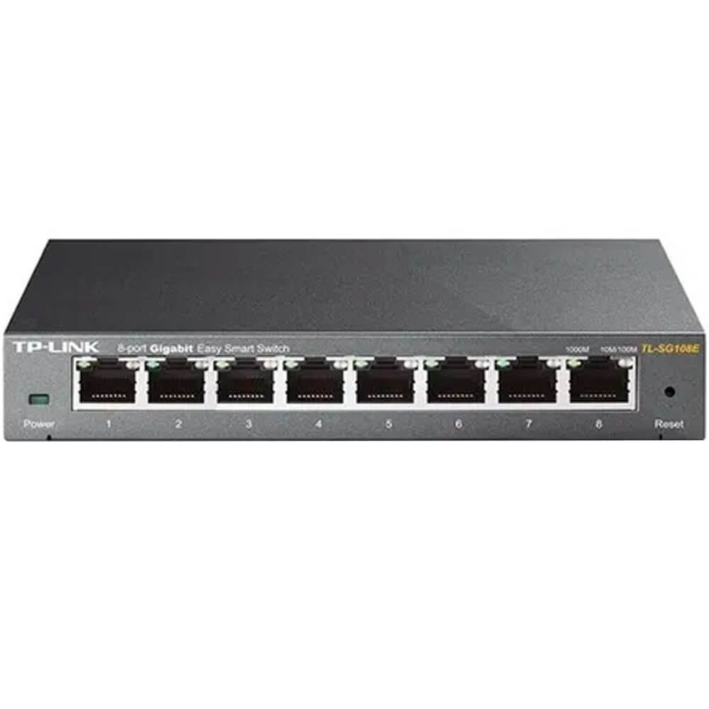 Switch TP-Link Easy Smart LSG108E 8 Portas