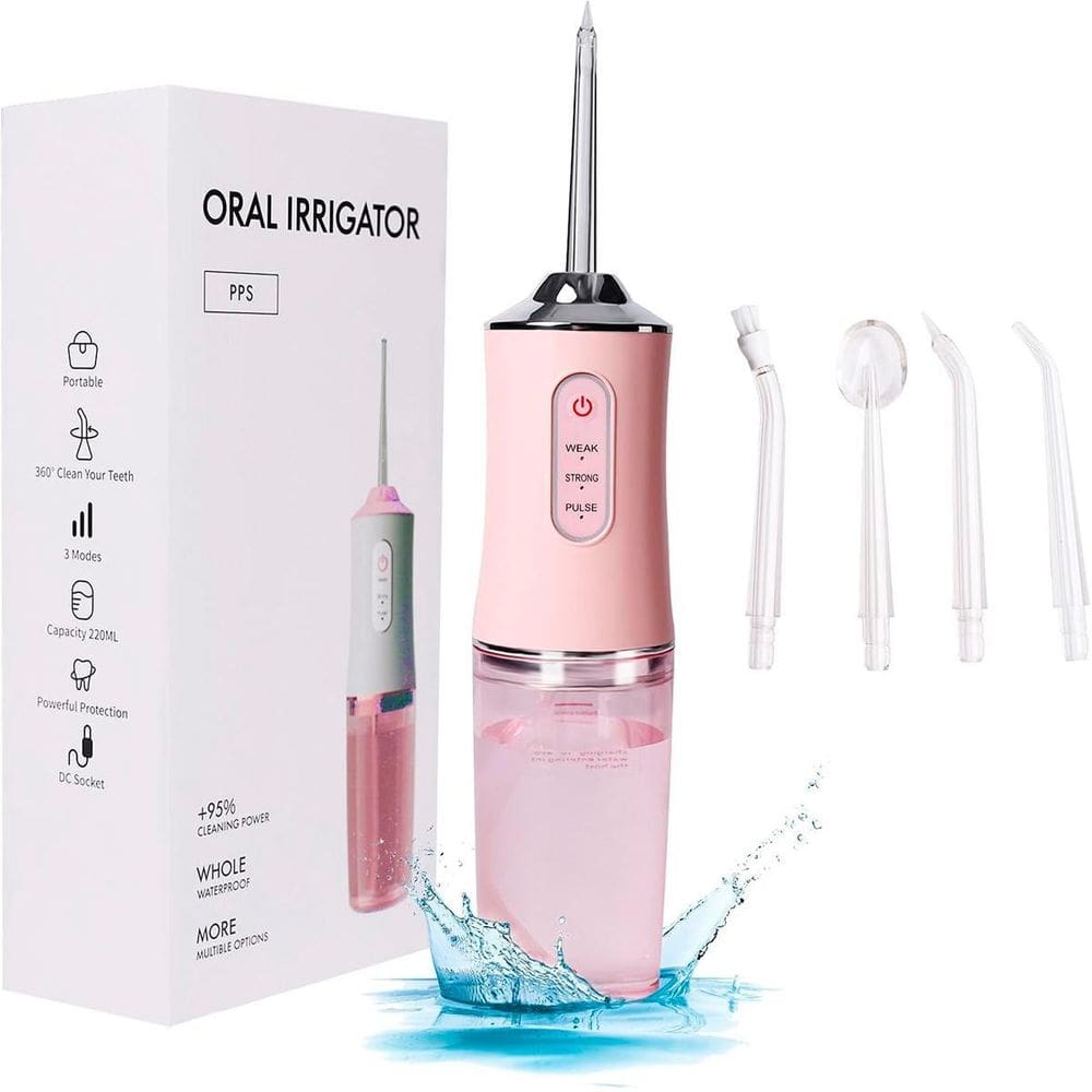 Irrigador Oral Limpeza Bucal Dental Jato Água Recarregável