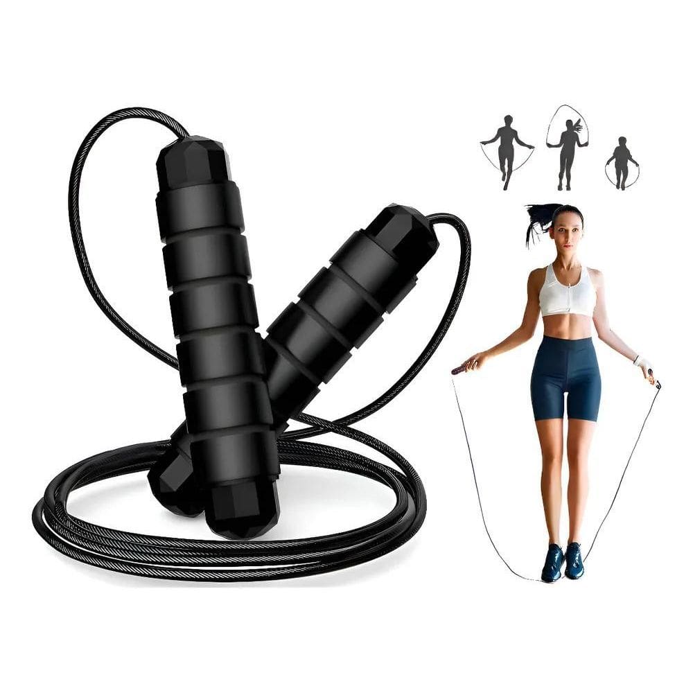 Corda De Pular Cross Speed Rope Rolamento Fit C