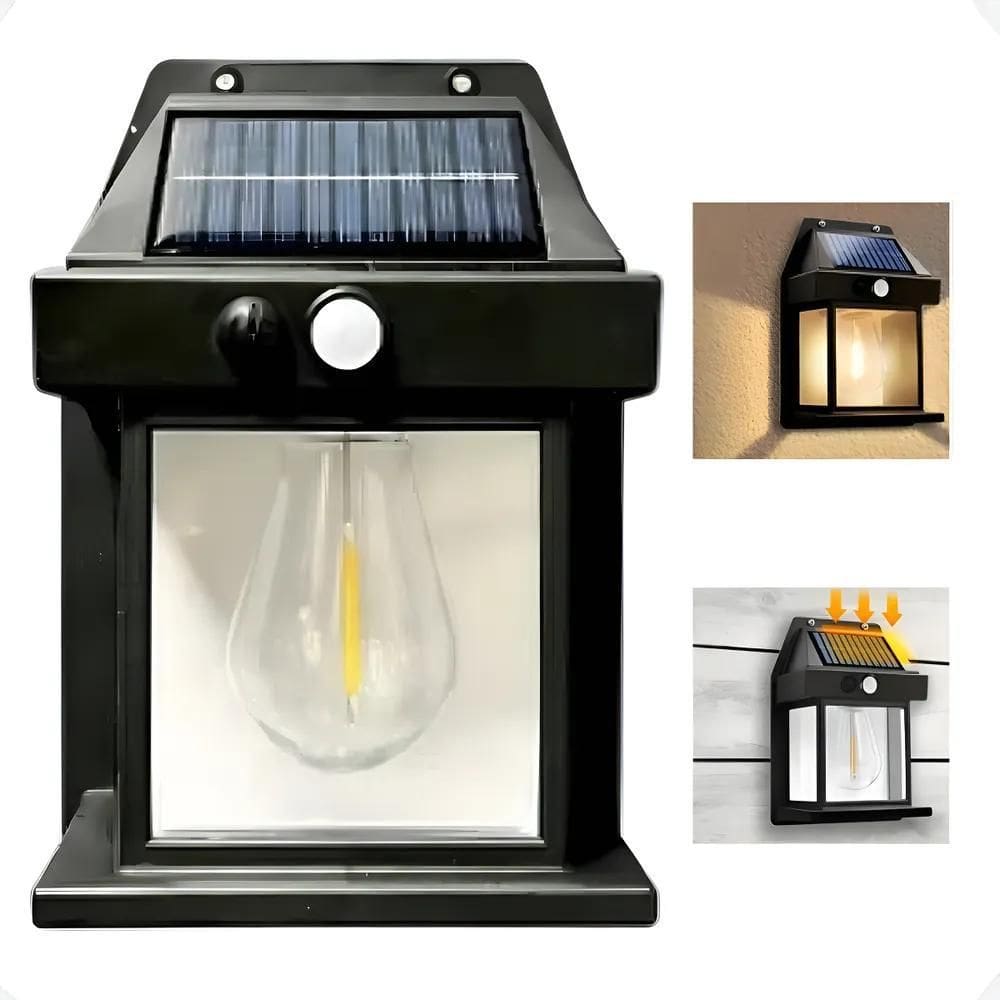 Arandela Teoliver Luminária Luz Solar Externa Parede Sensor