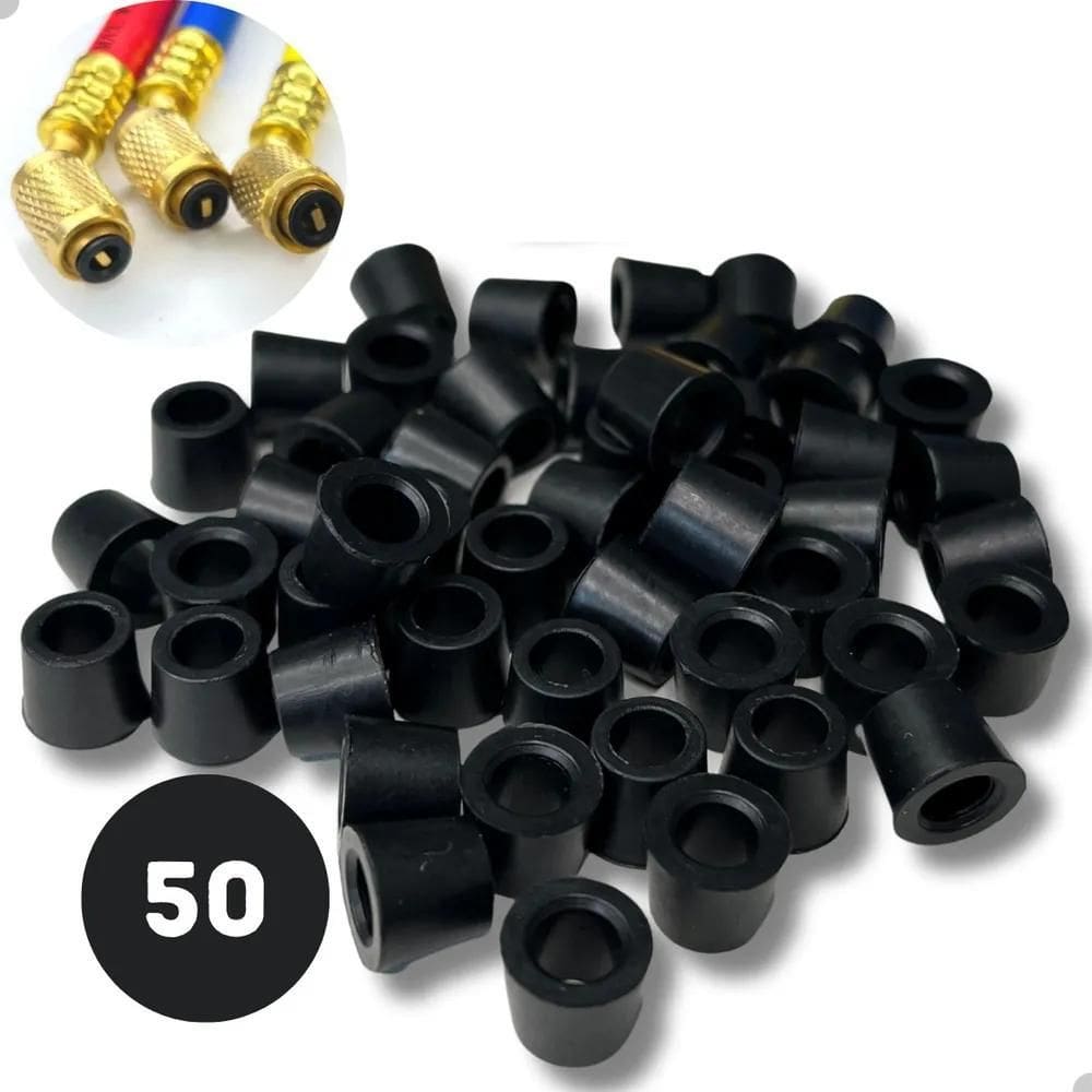 Kit 50 Reparo Mangueiras Manifold Vedação Vedador Borrachas