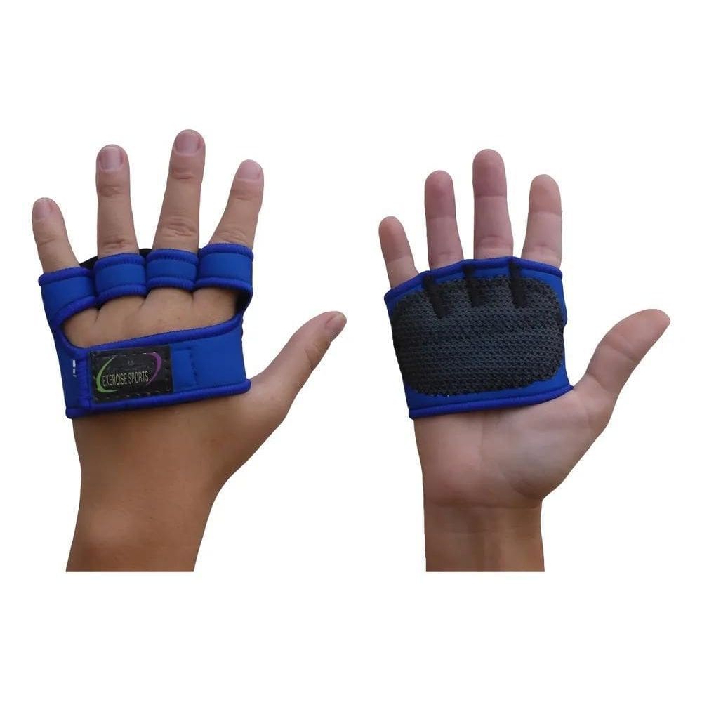 Luva Rosa Palmex Feminino Neoprene - Musculação - Aca Azul P