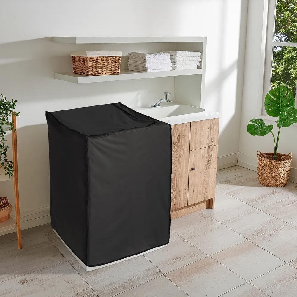 Capa Maquina De Lavar 8Kg 9Kg 10Kg 11Kg 12Kg Preta 8Kg A 12K