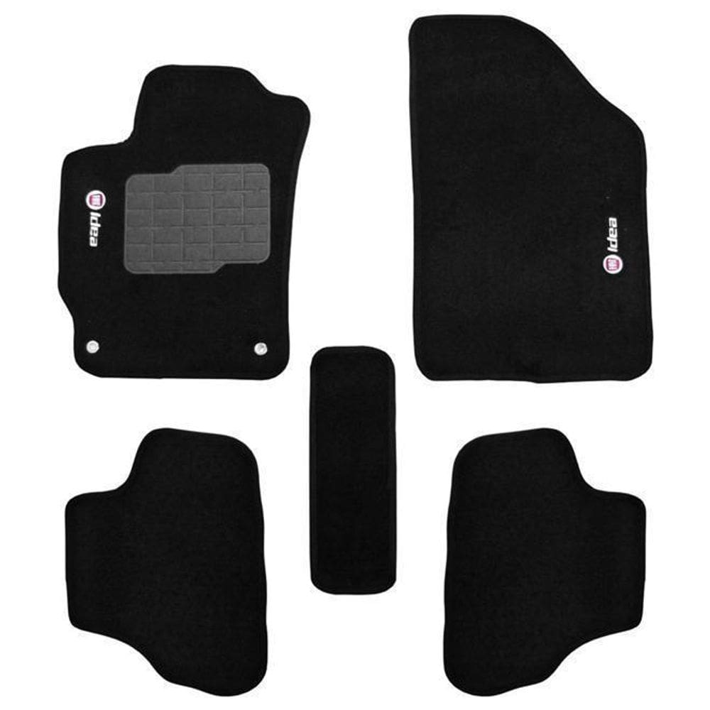 Tapete Automotivo Carpete Com A Bade Em Pvc Fiat Idea