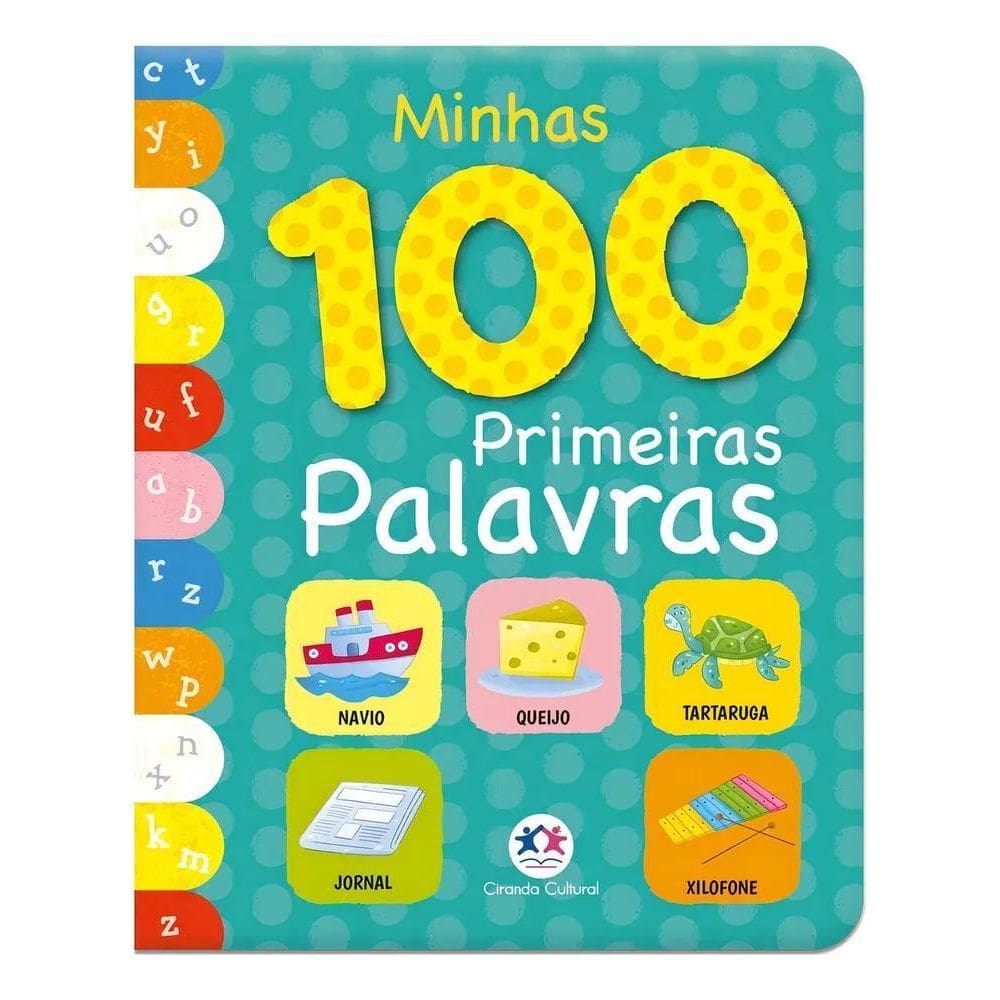 Livro Minhas 100 Primeiras Palavras, De Ciranda Cultural. Ci