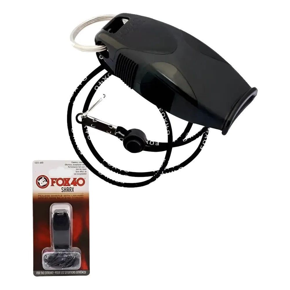 Apito Fox Sharx 120 Db Imediato Cor Preto