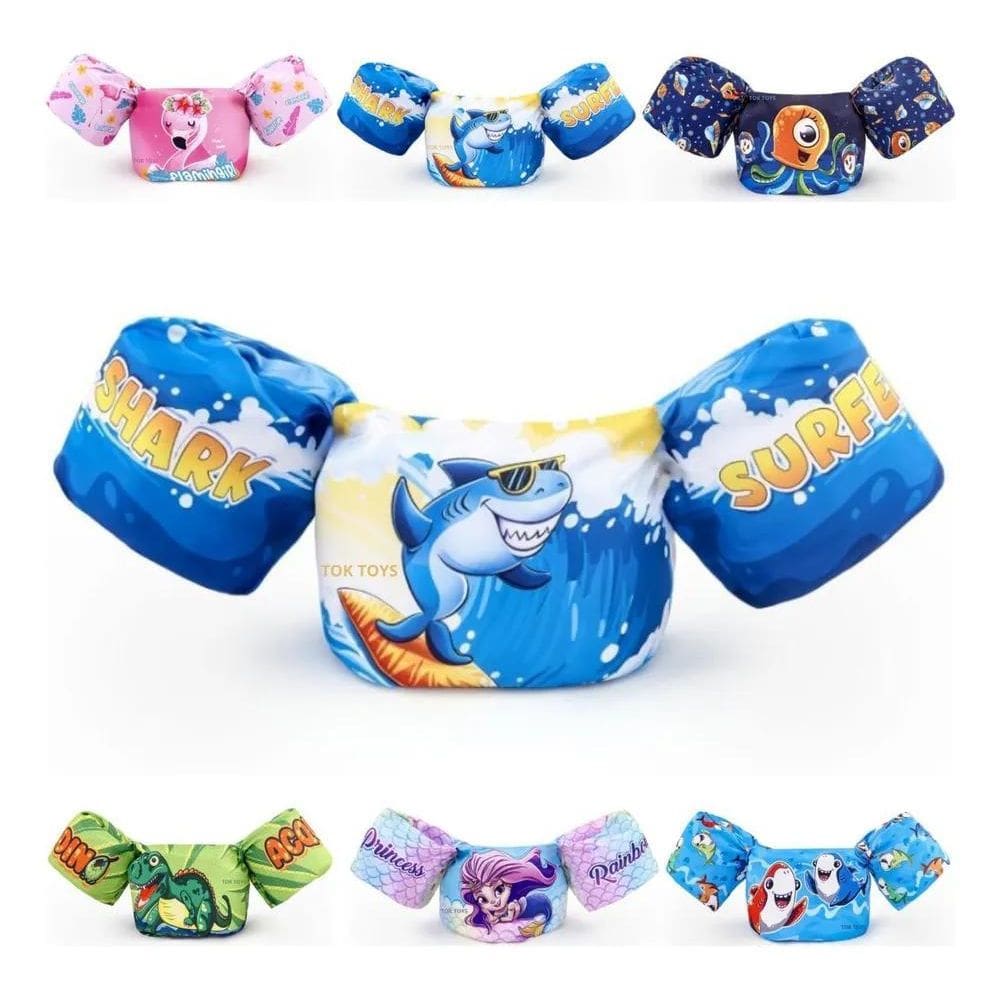 Colete Piscina Criança Infantil Kids Boia De Braço Não F Sha