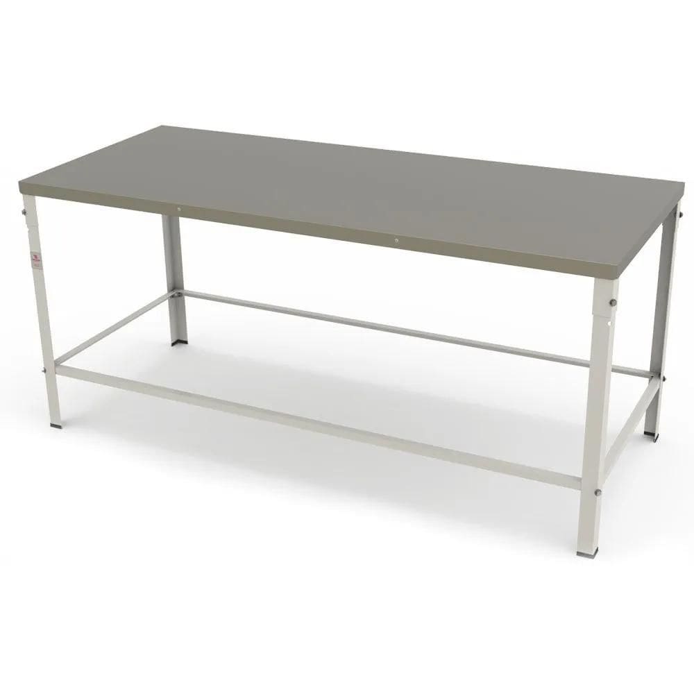 Mesa Desmontável Braesi Tampo Inox Escovado 190x80 cm MBR-018 G2