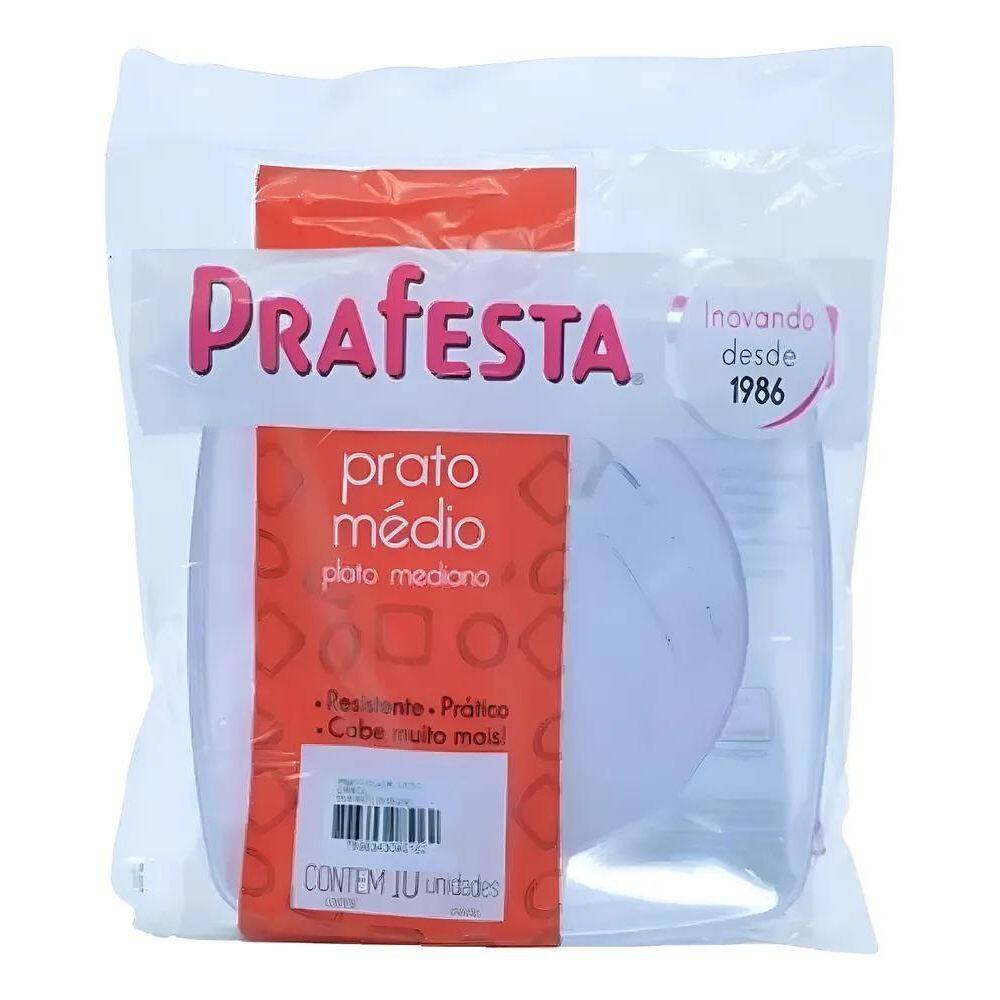 Prato Acrílico Quadrado Bolo Sobremesa 15Cm 20 Unidades Cor