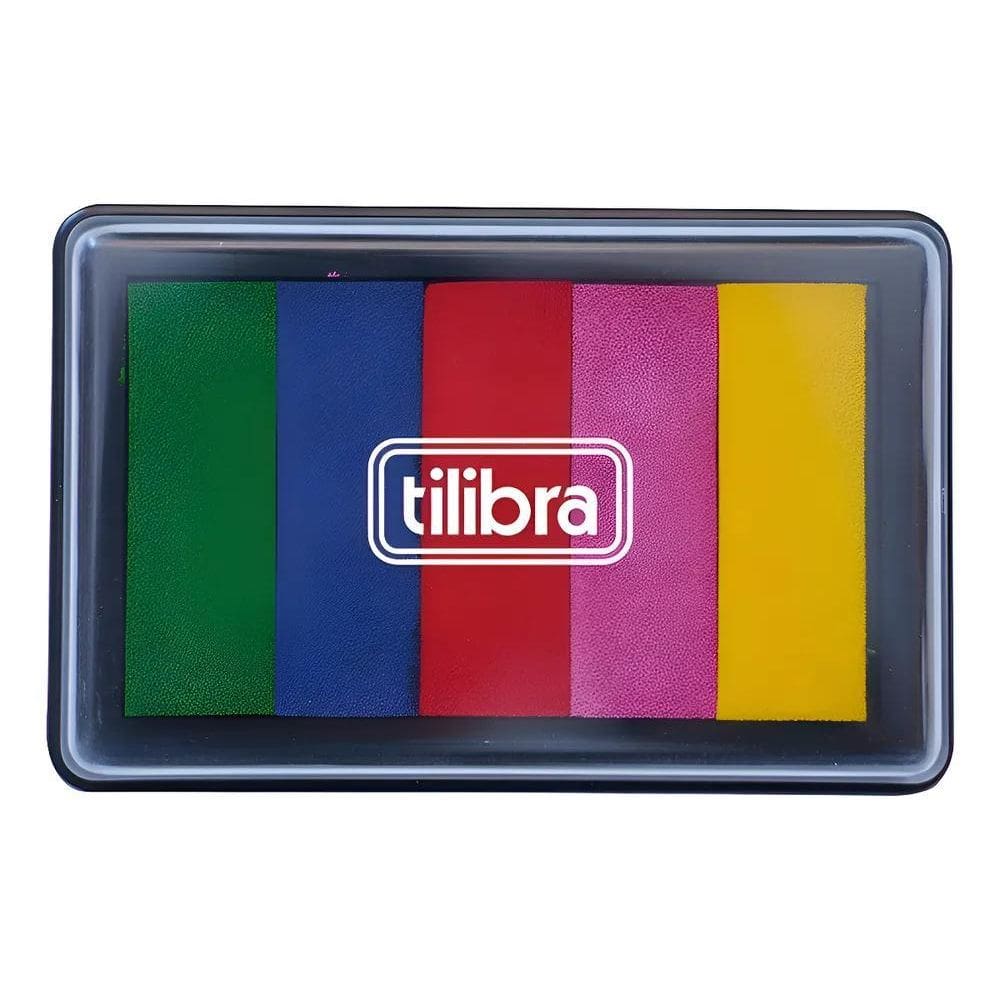 Carimbeira Degradê Colors 5 Cores Tilibra Carimbo