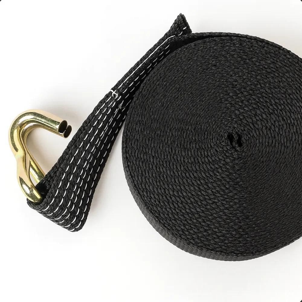 Cinta Fita 3 Toneladas Reforçada 50Mm 9 Mts Amarrar C Preto