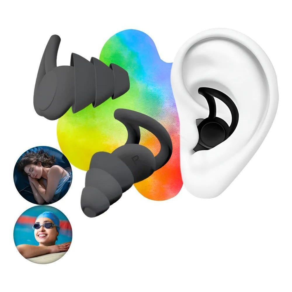 Tampão De Ouvido Protetor Auricular Dormir Natação Antir Pre