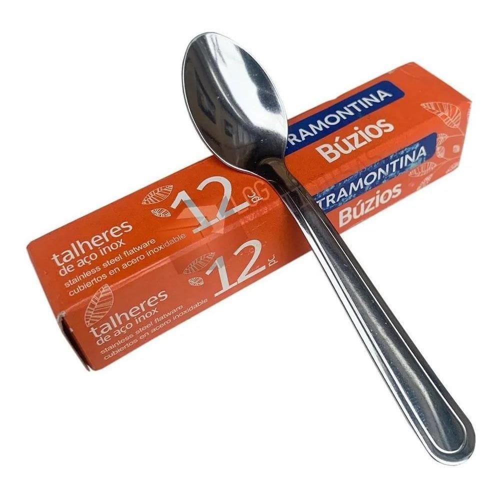 Kit Colher Para Sobremesa 12 Pç Búzios Inox - Tramontina