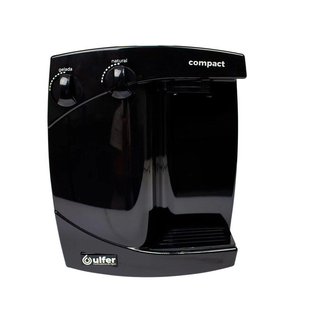 Purificador Água Compact Ulfer Preto- Água Gelada E Natural
