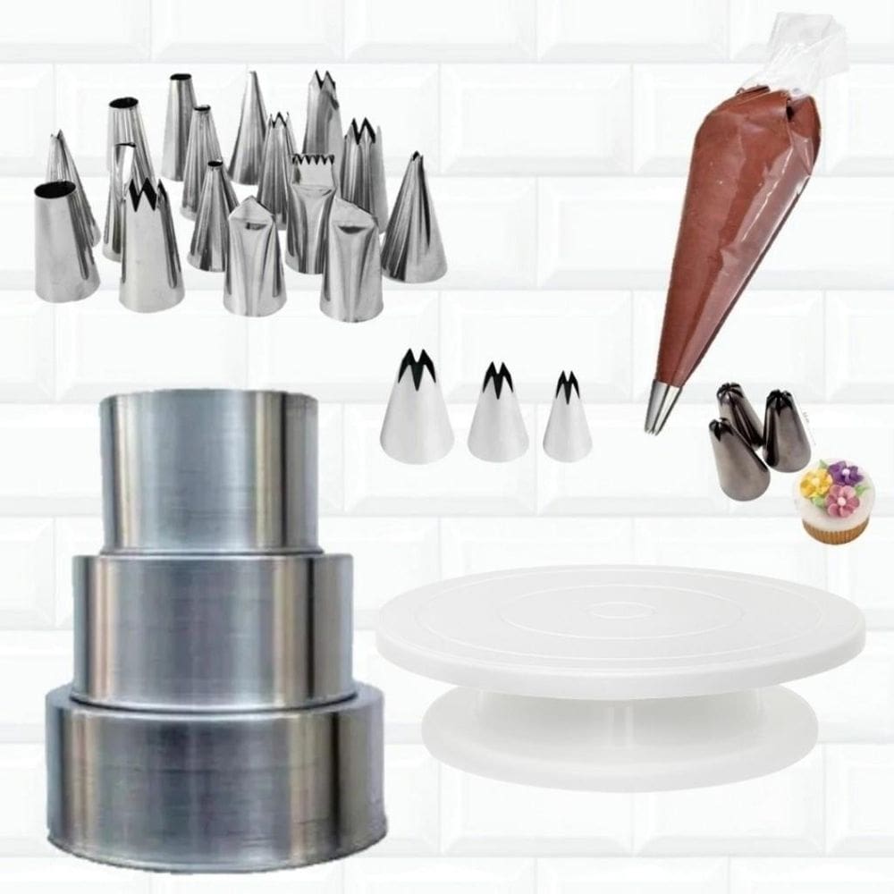 Kit Confeiteiro Completo Bailarina + Sacos + Bicos