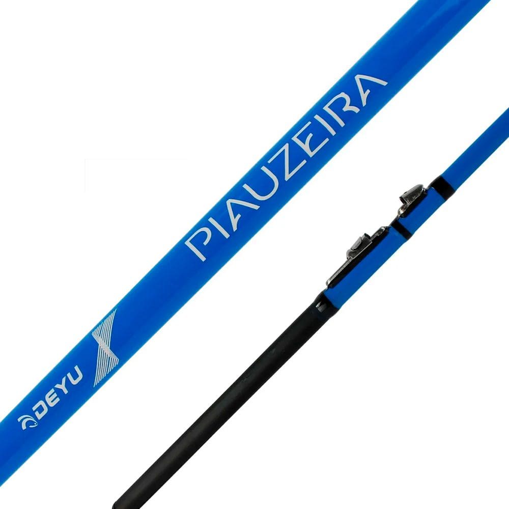 Vara Deyu Piauzeira SFT1802UL Azul Molinete 1,80m 2 Partes Fibra De Vidro