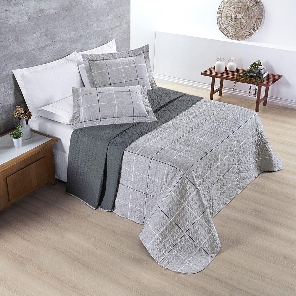 Cobre Leito Avere 200 Fios Solteiro 02 Peças 100% Poliéster - Dallas