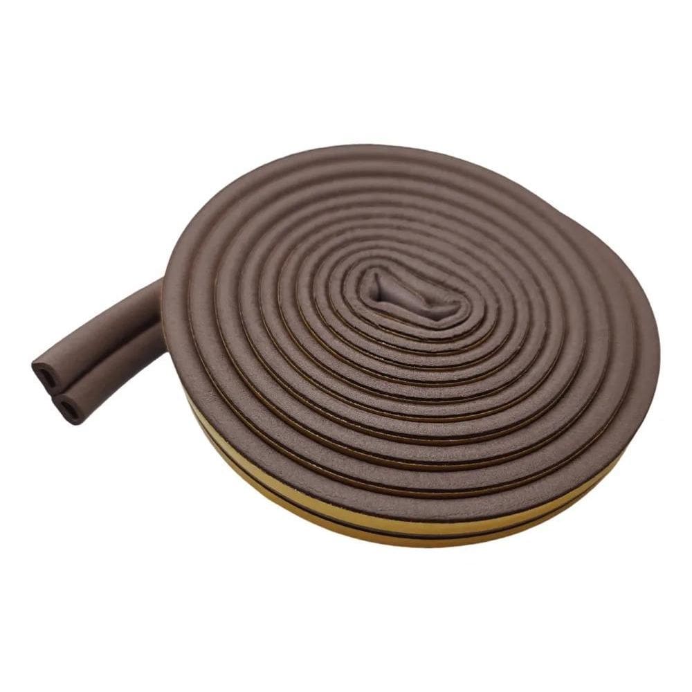 Adesivo Fita Vedação Fresta Anti Ruido Acústico Marrom 2Mm -