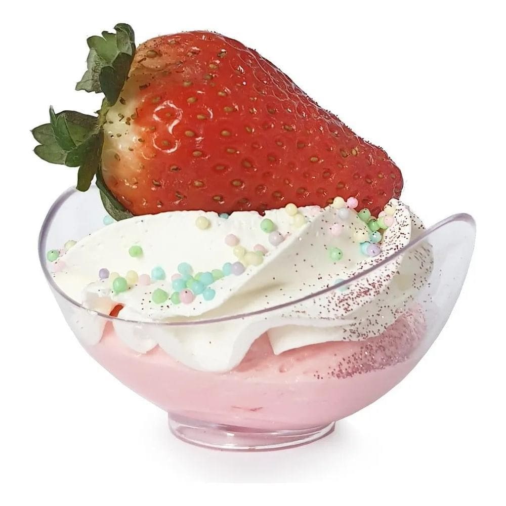 10X Kit 40 Mini Travessas 30 Ml Finger Food Doces Acrílico