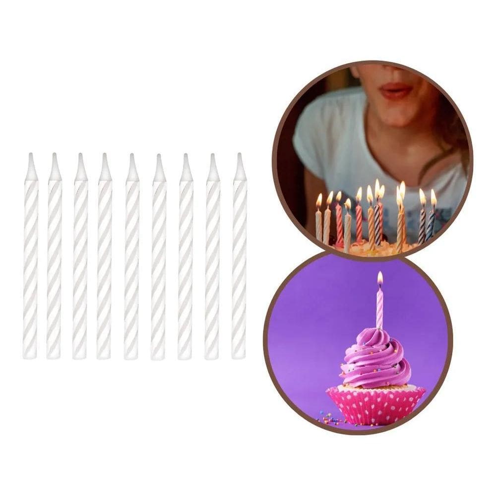 160 Velas Aniversario Palitinho Espiral Mini Bento Cake