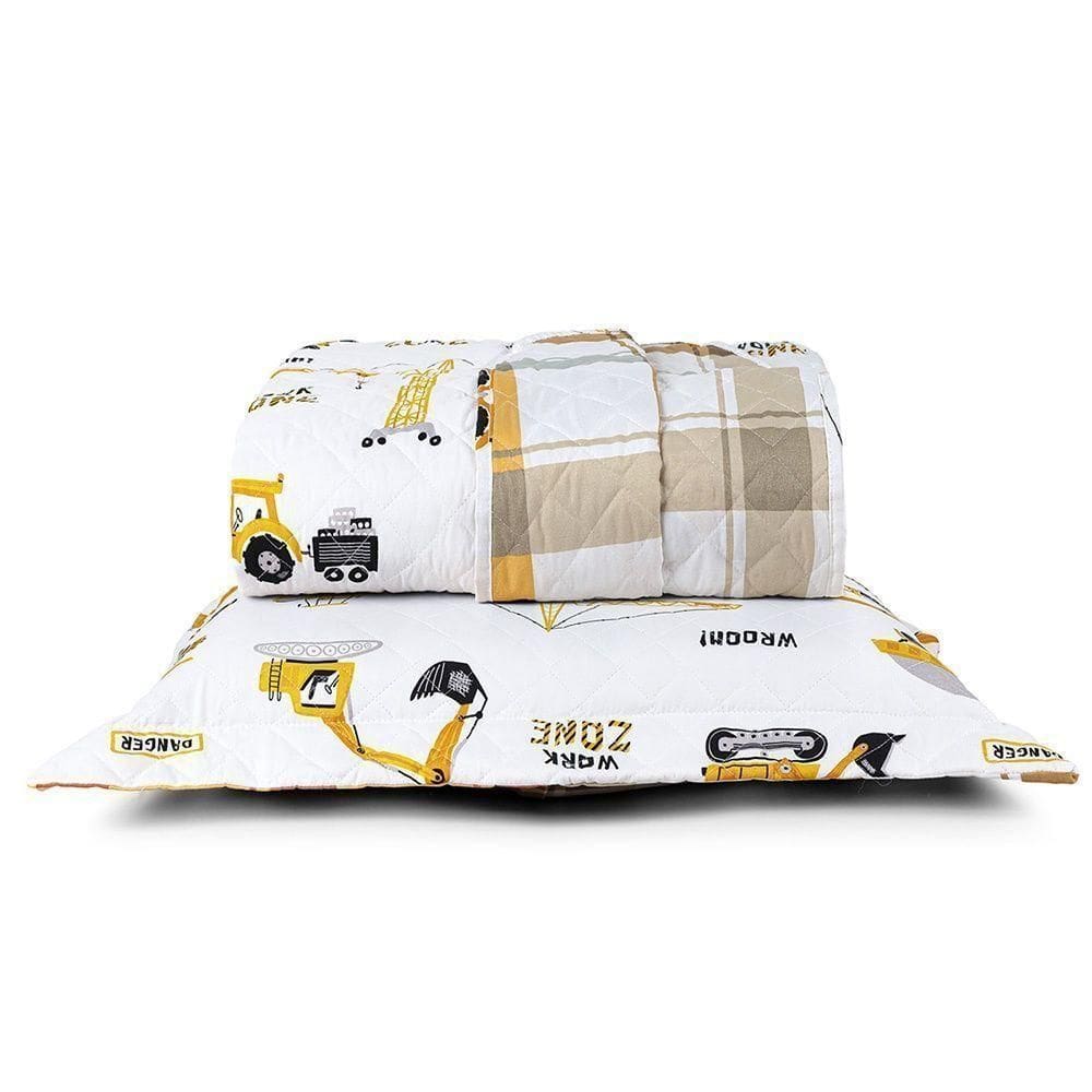 Cobre Leito Tutti Kids 200 Fios Solteiro 02 Peças 100% Poliéster - Manny