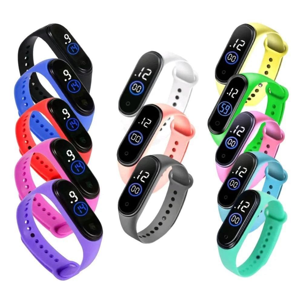 Kit 10 Relógio Digital Led Festa Lembrancinha  Sorti