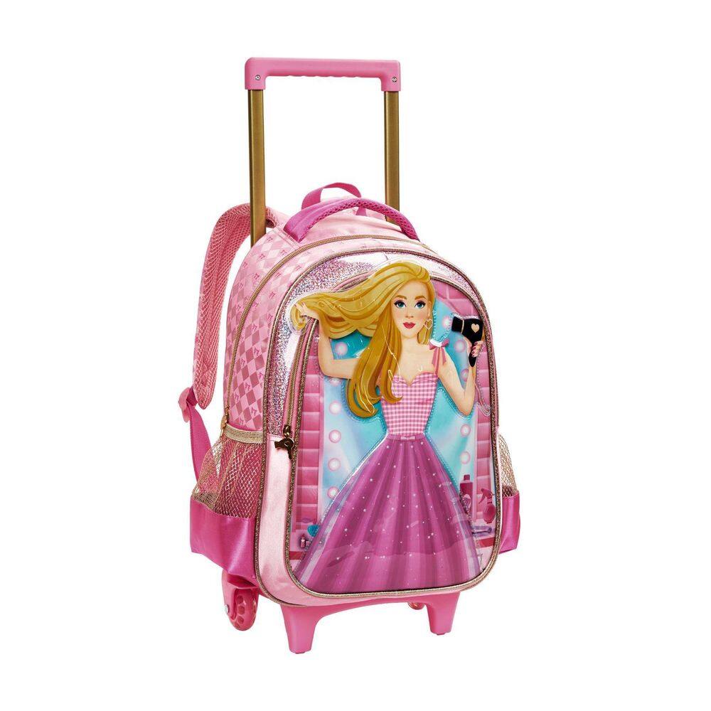 Mochila Escolar 2Em1 Costas E Rodas Hairspray