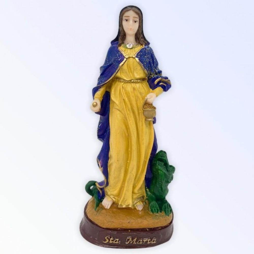 Escolha Sua Imagem Santa Católica Em Resina Tamanho Médio