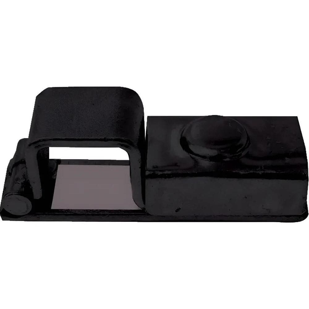 Trava Porta Cadeado Para Portao 35 X 50 Tecnotrava Cor Preto