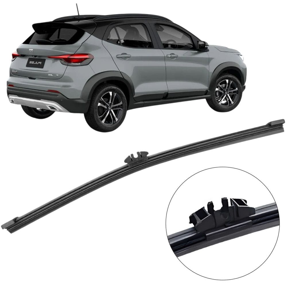 Palheta Traseira Pulse 2022 a 2025 Limpador do Vidro Traseiro de Silicone