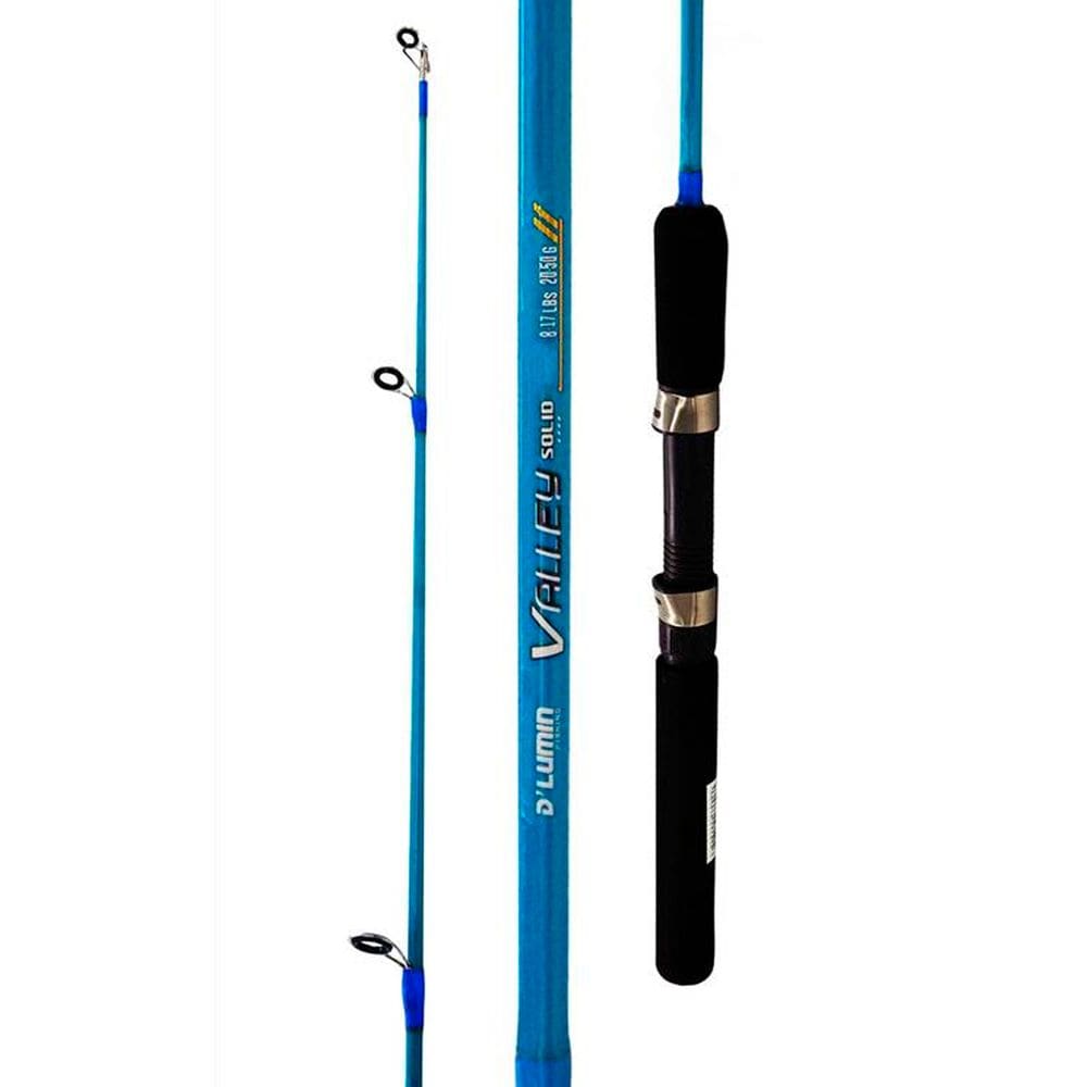 Vara Deyu Valley SFS1451L Azul 1,45m 4`8” 6-12lbs Inteiriça Fibra De Vidro Maciça