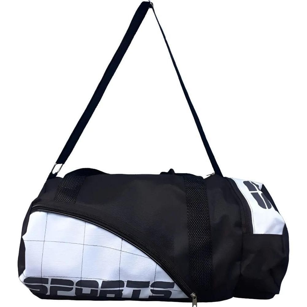Bolsa Sport Premiun 4 Cores Academia Treino V Preto E Branco