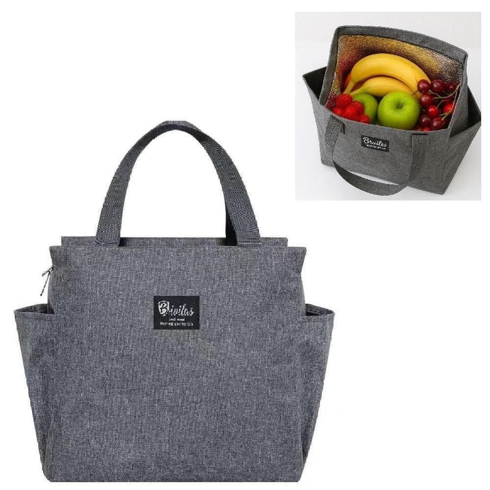 Bolsa Termica Marmita Fitness Grande Trabalho Academia Passeio Viagem Comida Frutas Alca Bolso