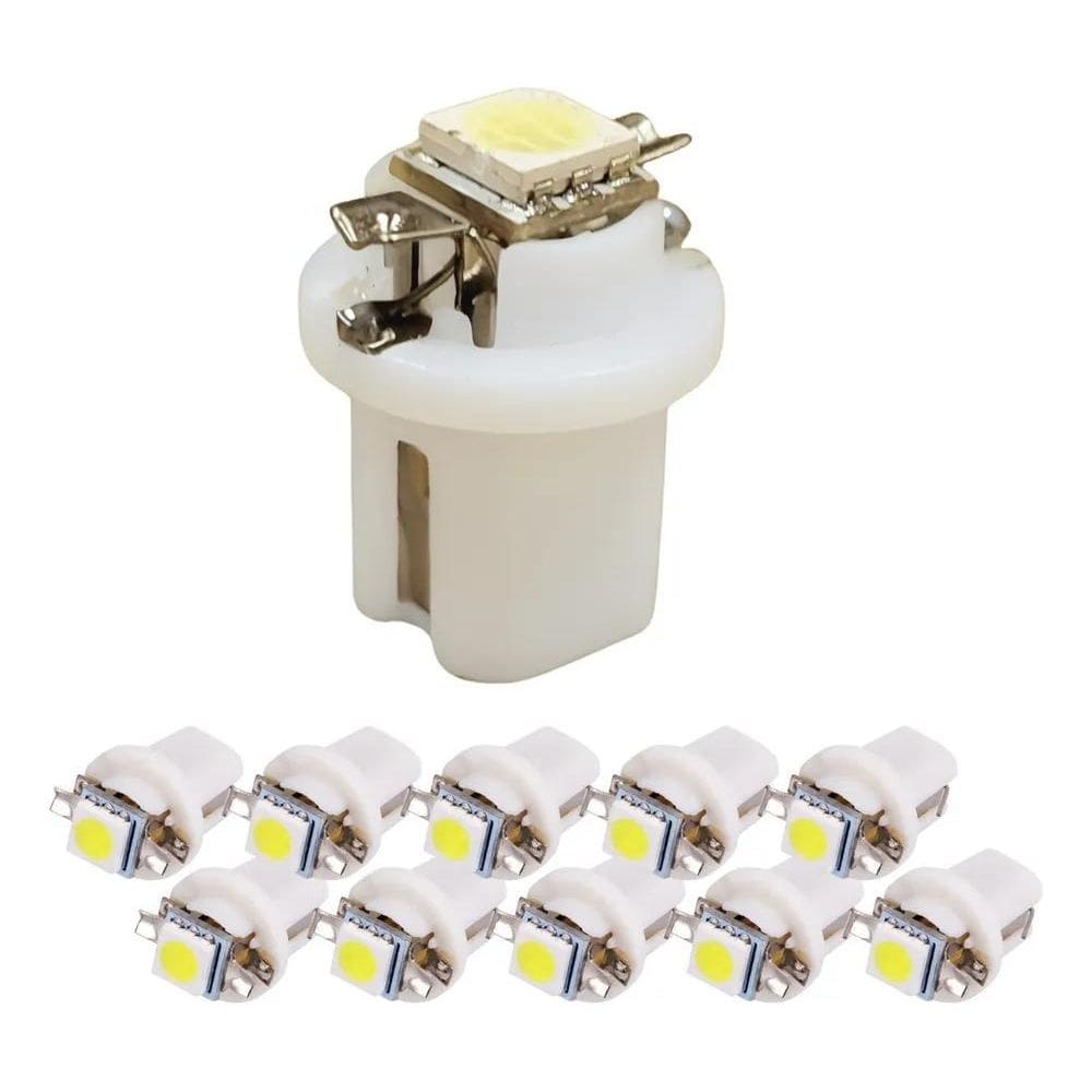 Kit 10 Lampada T5 B8.5 D Painel Led Cores At Branco