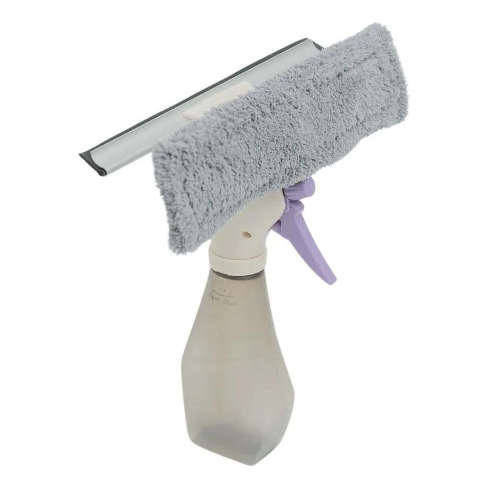 Limpa Vidros 3 Em 1 Com Rodo Spray E Reservatório Simplo