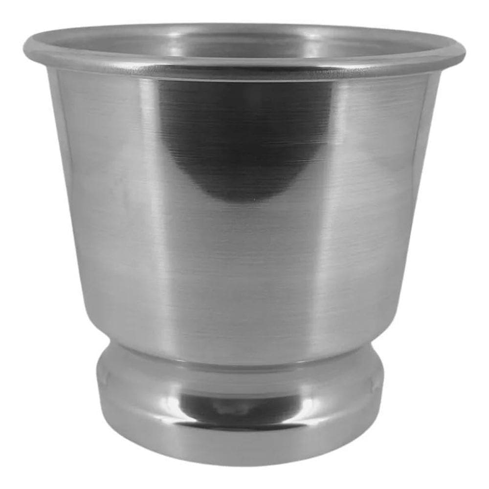 2X Balde Para Concha Colher Sorvete Alumínio 13X13X10 Cm Cap