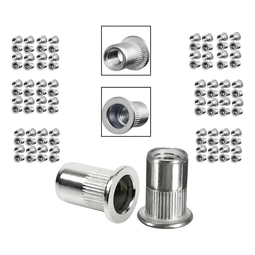 Kit 100 Rebite De Rosca Interna Tamanho M6 Mfl