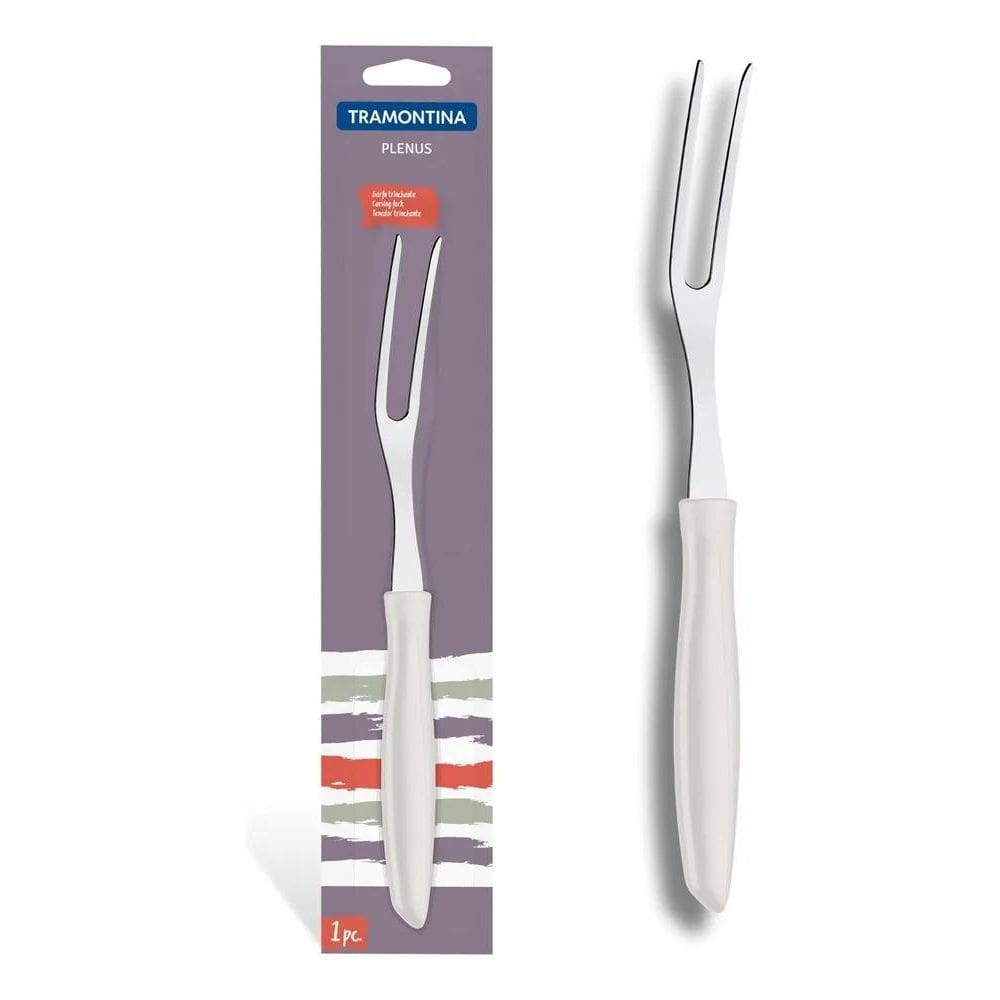 Garfo Trinchante Churrasco Aço Inox Plenus Garfão Tramo Bran