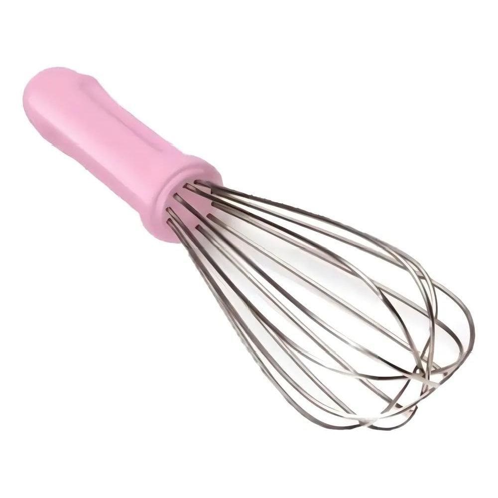 10X Batedor De Ovos Fue Massa Bolo Fouet 25Cm Inox Profissi